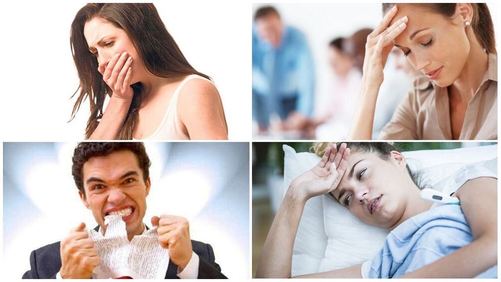 Síntomas da presenza de parasitos no corpo